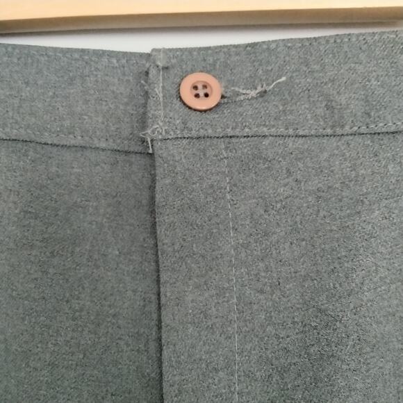 Vintage 70's Levi's Juniors Women's Grey Slacks Very High Waist Long Length - Picture 5 of 7